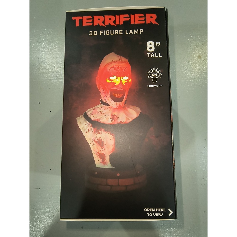 TERRIFIER ART THE CLOWN 8" 3D FIGURE LAMP OTAKU WALMART EXCLUSIVE 2026